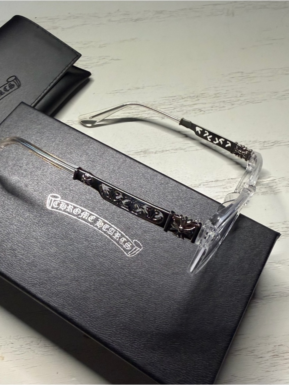 Chrome Hearts Clear Frames & Lens Glasses - Picture 4 of 5